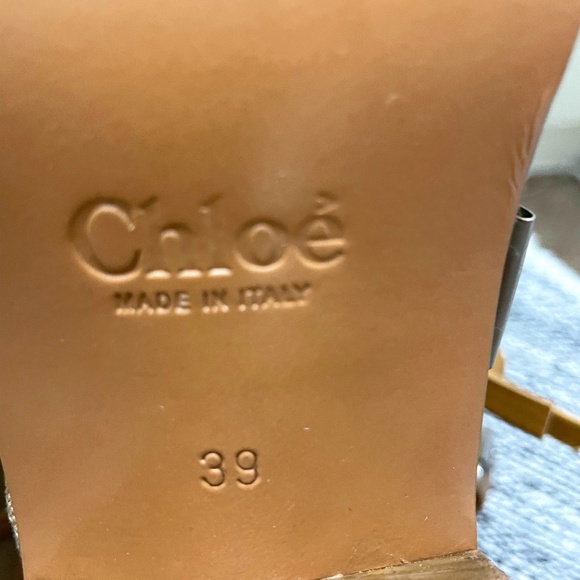 CHLOE Rylee Canvas Tan Ankle Boots - Picture 2 of 7